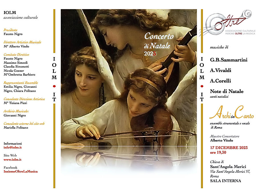 Concerto di Natale dell’ensemble strumentale e vocale ArchiInCanto